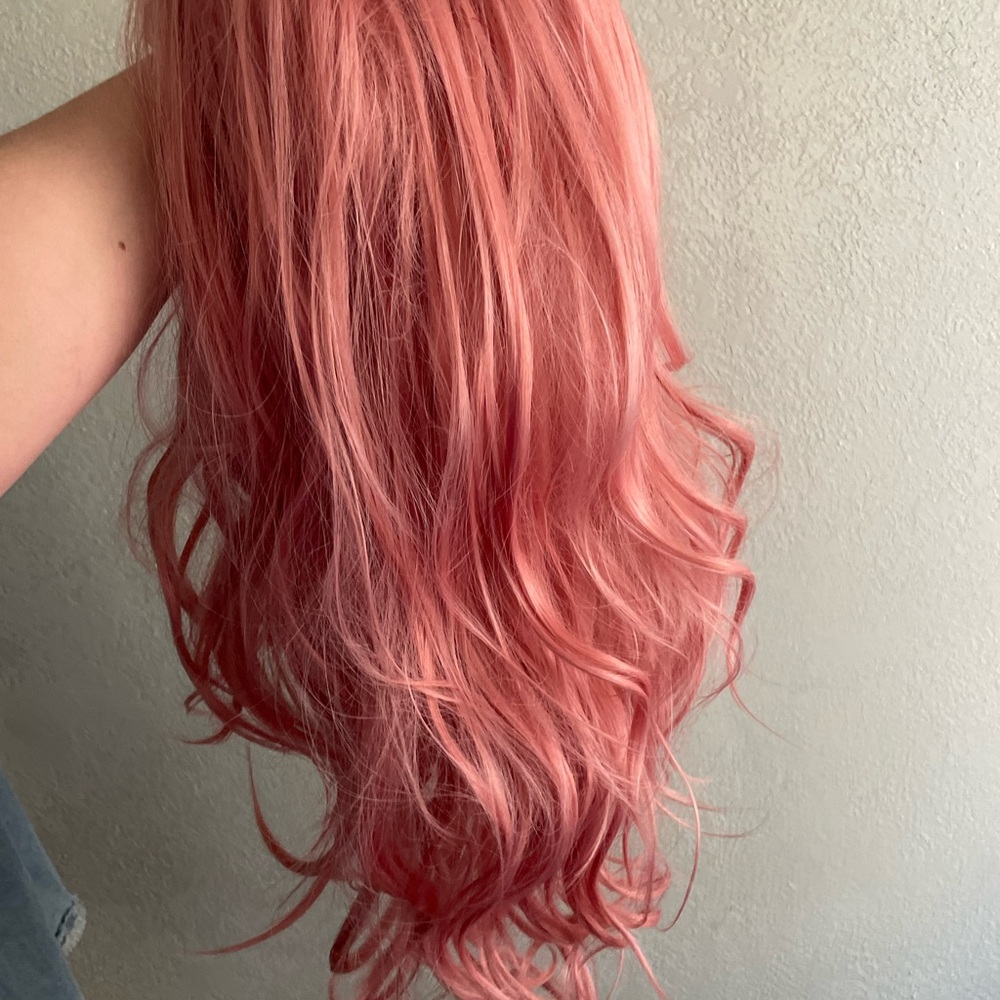 Pink Wavy Women's Hairpiece - Unbranded